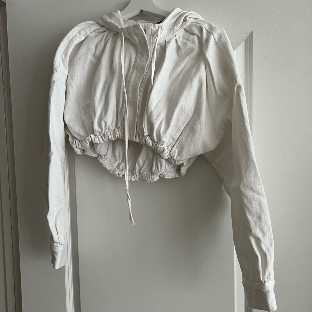 Zara cropped hoodie